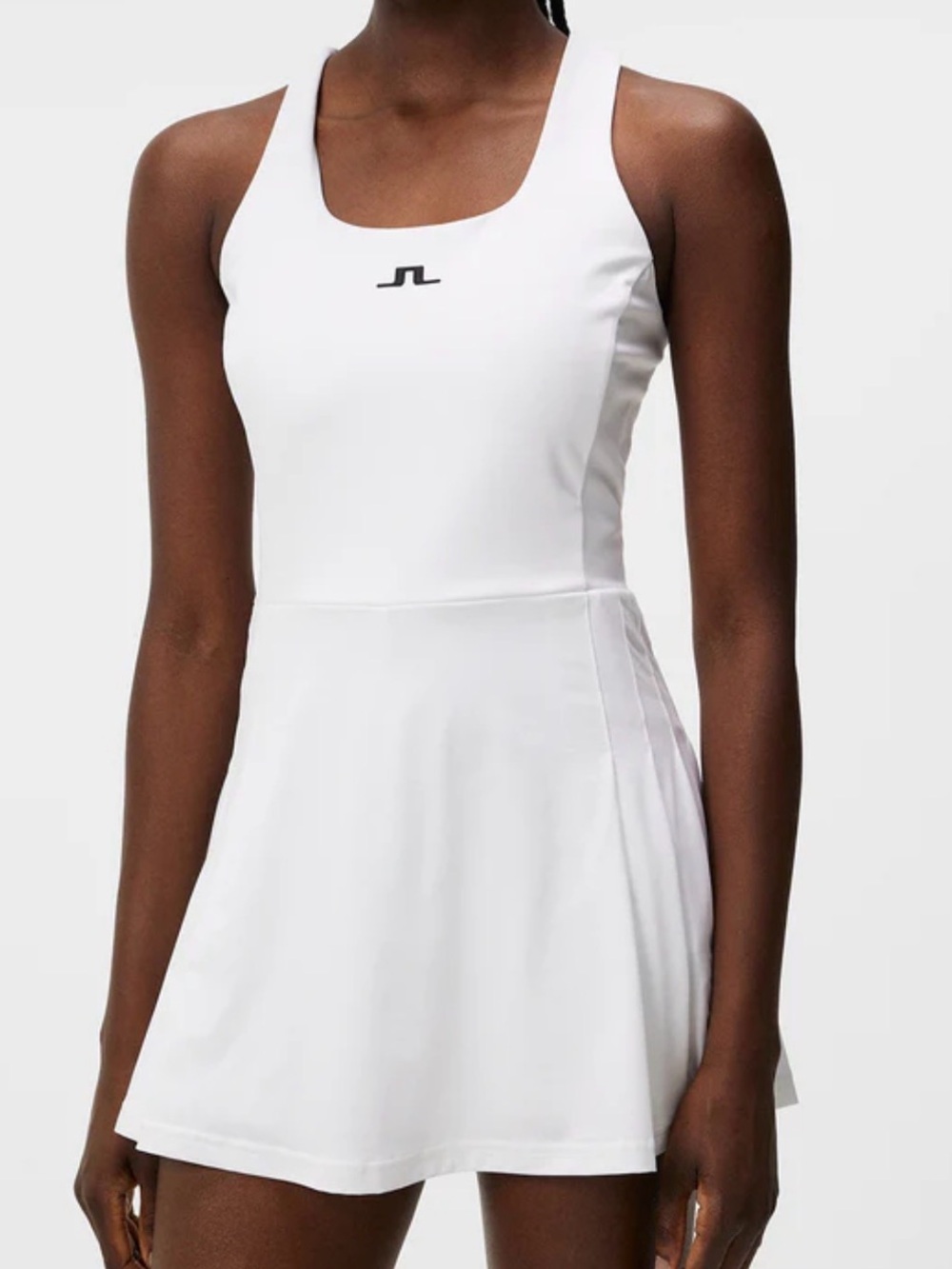 J.LINDEBERG NEW WOMEN'S Rachel Dress tennis pickleball golf WHITE shorts sz M